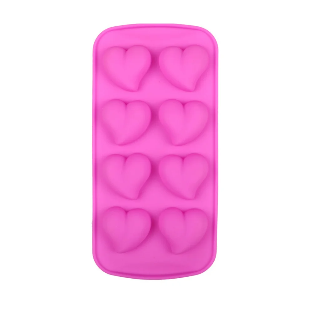 

3Pcs Heart Ice Cube Mold Silicone Tray for Home Kitchen Refrigerator Chocolate Jelly Candy Making Box DIY Supplies