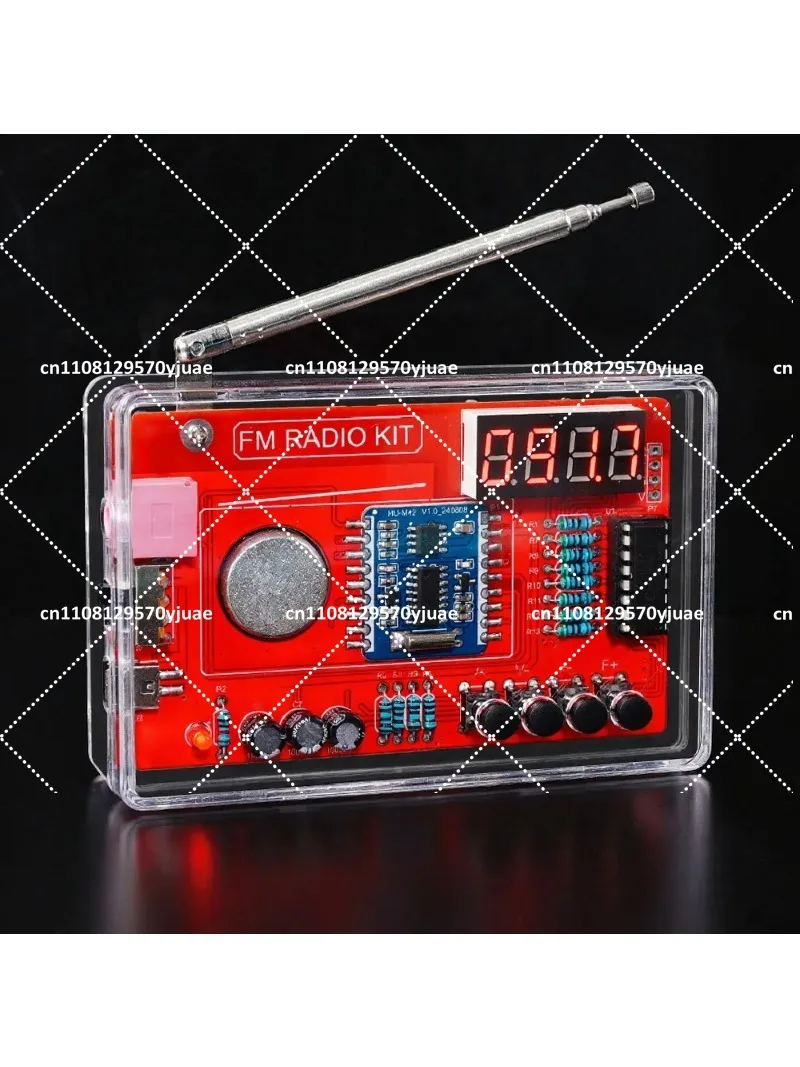 FM Radio Assembly Kit Digital Tube Display Circuit Board DIY Electronic Soldering Practice