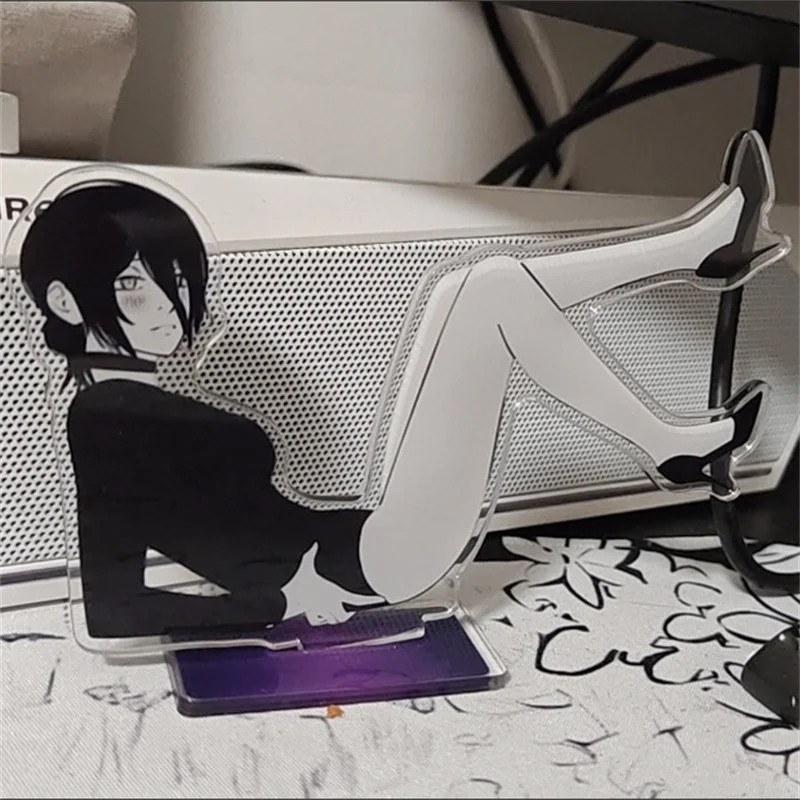 Anime Chainsaw Man Reze Power Makima Cosplay Stand Acrylic Plate Desktop Model Ornament Figure Decoration Accessories Prop