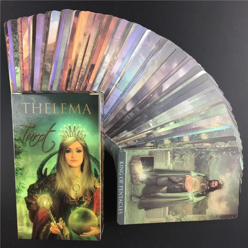 Thelema Tarot Card Table Deck Board Game For Family Party Playing With PDF Guidebook Entertainment