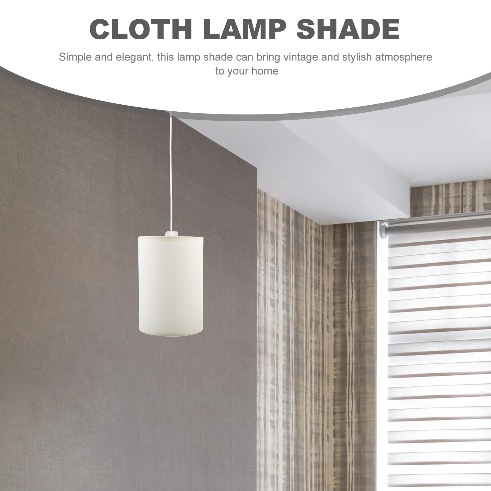 

Round Decorative Lampshade Floor Linen Cylinder Table Medium Cover Shades for Ceiling Replacement Retro Branches