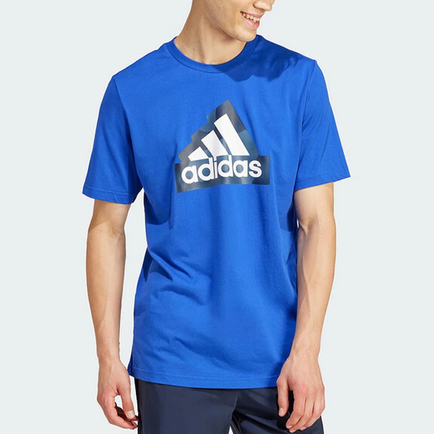 

Мужская летняя модная свободная футболка с коротким рукавом Adidas Originals IN6228