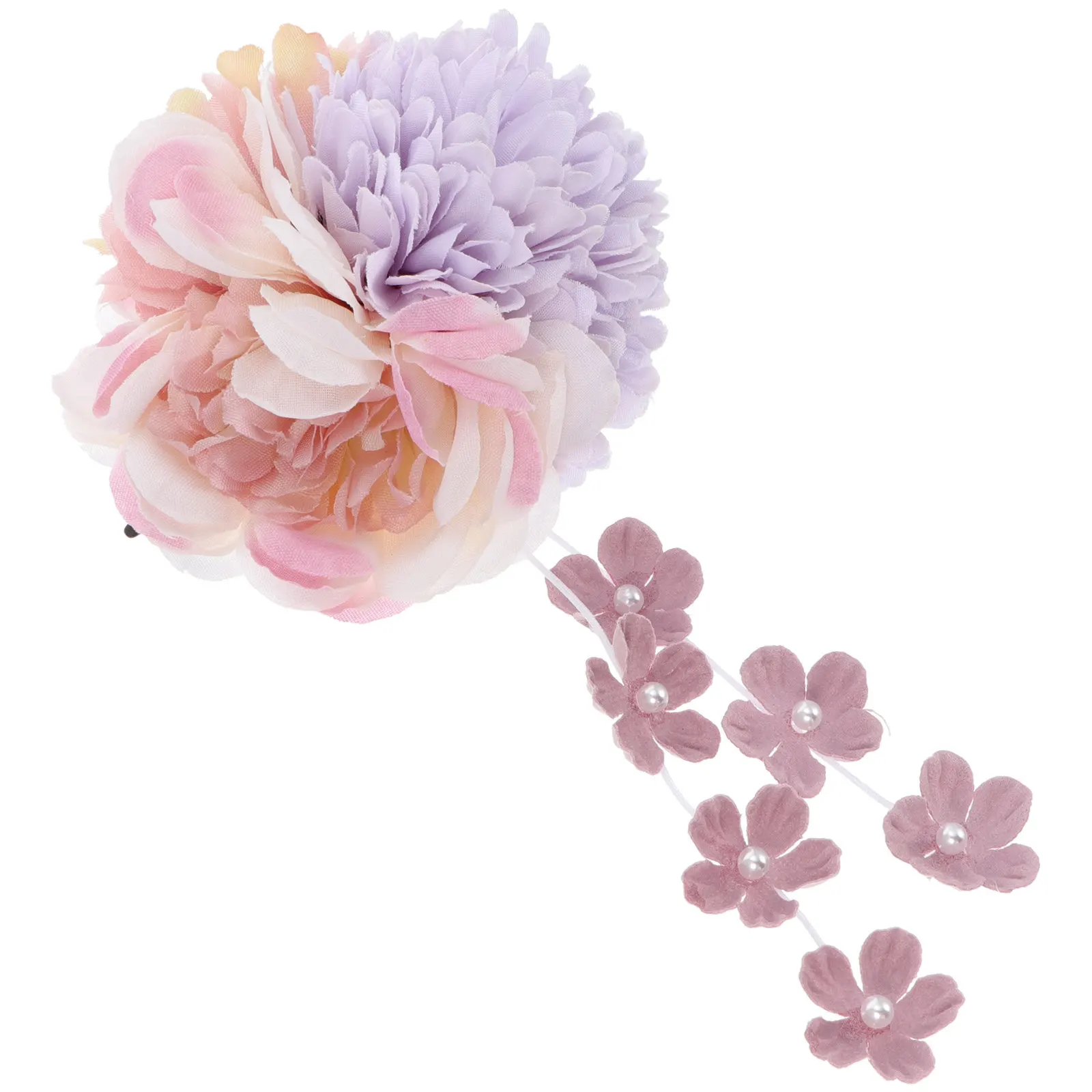 

Винтажные заколки для волос с жемчужными цветами, свадебные заколки в китайском старинном стиле, имитация цветочных заколок для волос