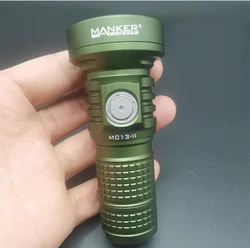 Mankerlight MC13ii 4500 Lumen SBT90.2 LED 600 Meter Pocket EDC Flashlight 18350 USB Type C Rrechargeable LED Torch -Grey