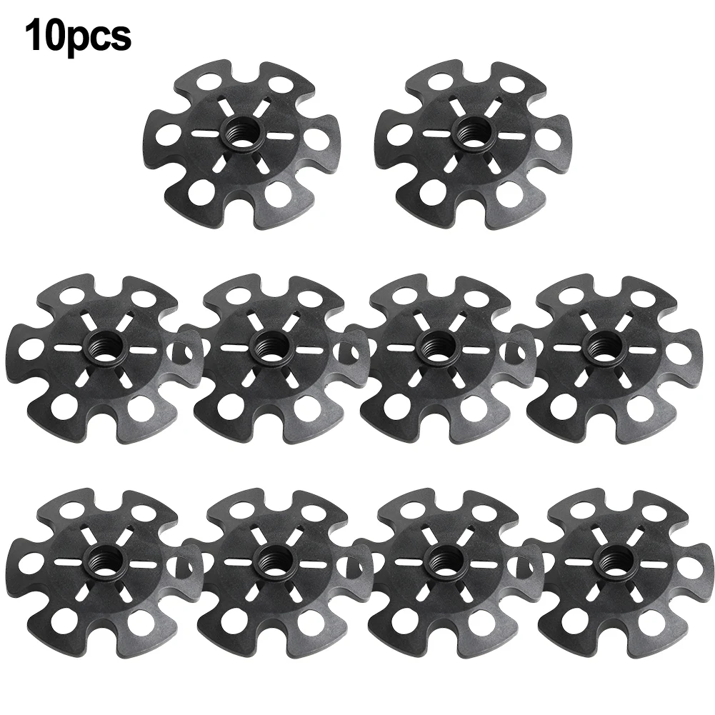 10 Pcs Outdoor Climbing Trekking Pole Tips Snowflake Mud Ski Basket Disc Cane Baskets Guard Replacement Hiking