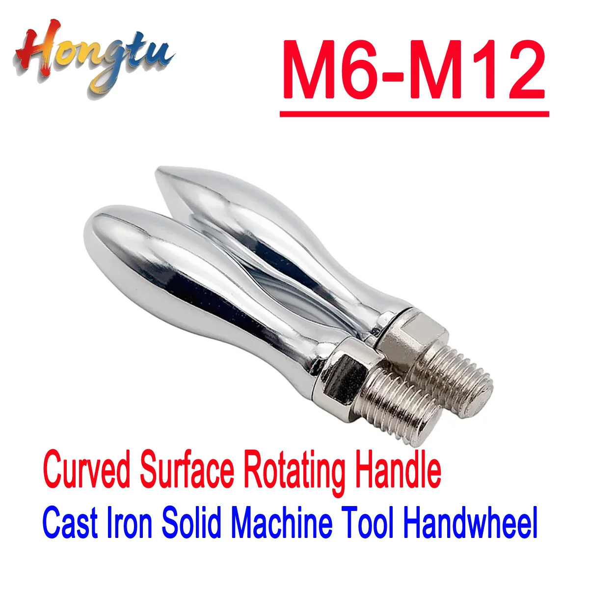 

Hongtu M6-M12 Curved Surface Rotating Handle/Cast Iron Solid Machine Tool Handwheel