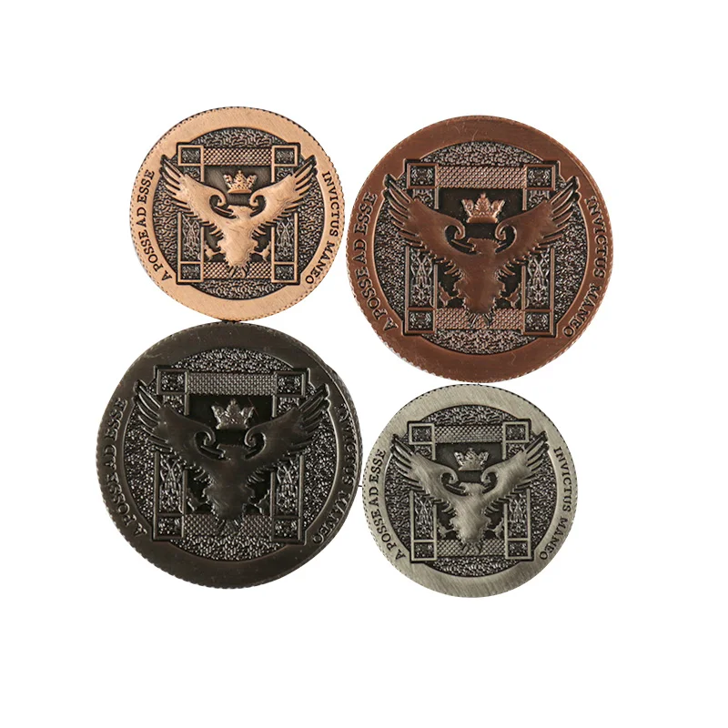 Ellusionist Artifact Coin - Rev 2 - Dollar Size and half dollar size- Copper silver - Magic Tricks magic props