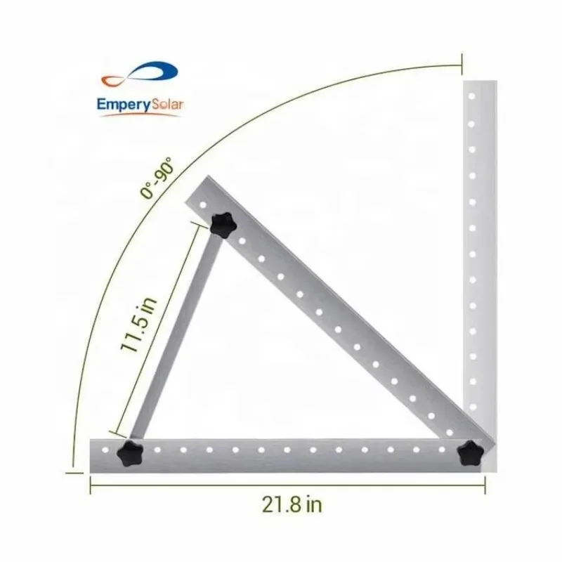 Solar Mounting System Triangle Bracket Adjustable Solar Energy Triangle Rack Solar Panel Roof Mounting System Brackets - Detail 1
