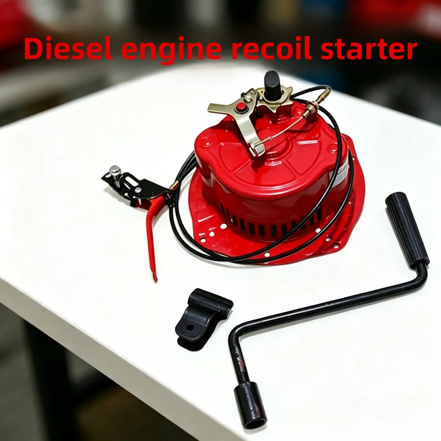 Spot Agricultural Diesel Engine Pull-free Hand Crank Start Accessories 170F195 Micro Tiller Pull-free Starting Plate Assembly