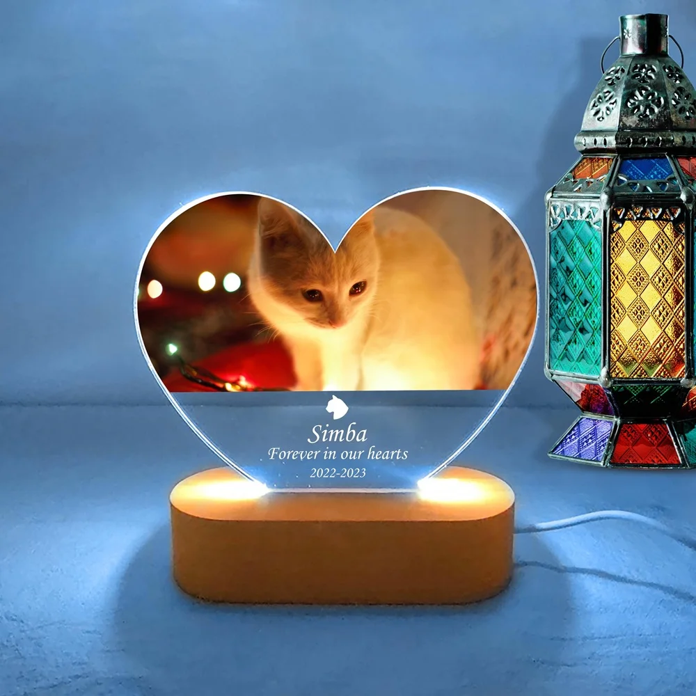 لوحة تذكارية لصور الكلب المخصصة هدية فقدان الحيوانات الأليفة مخصصة تذكار فريد مع صورة مخصصة للكلب تحية تذكارية لـ Cherished #5