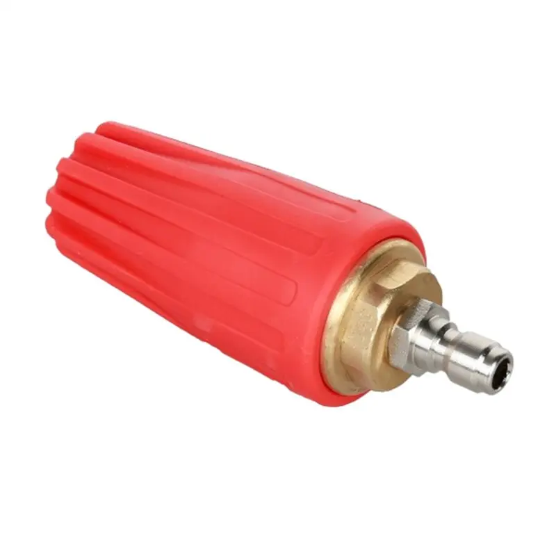 ABVJ-Pressure Washer Turbo Nozzle Rotating Adapter With 1/4Inch Connectors- Release Power Washing Tips For Car Cleaning 35Mm