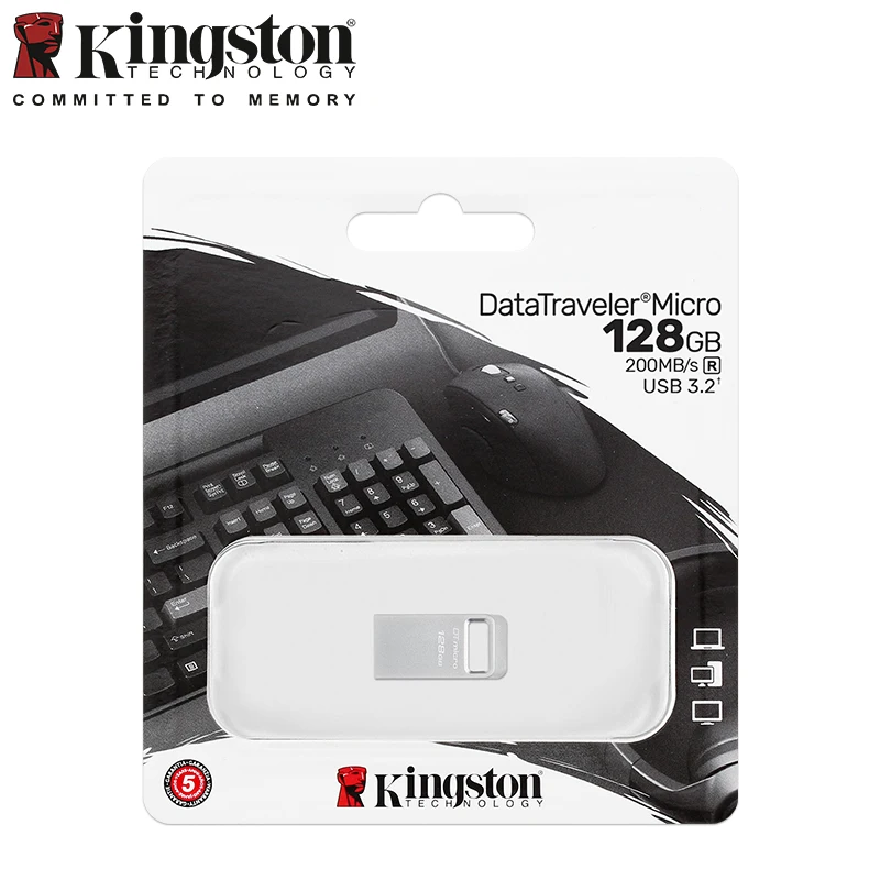 محرك أقلام معدني من كينجستون ، USB عصا ذاكرة ، 64 جيجابايت ، صحن صغير ، GB ، GB ، DTMC3G2 ، 208 ، قرص U للسيارة ، محرك أقراص فضي