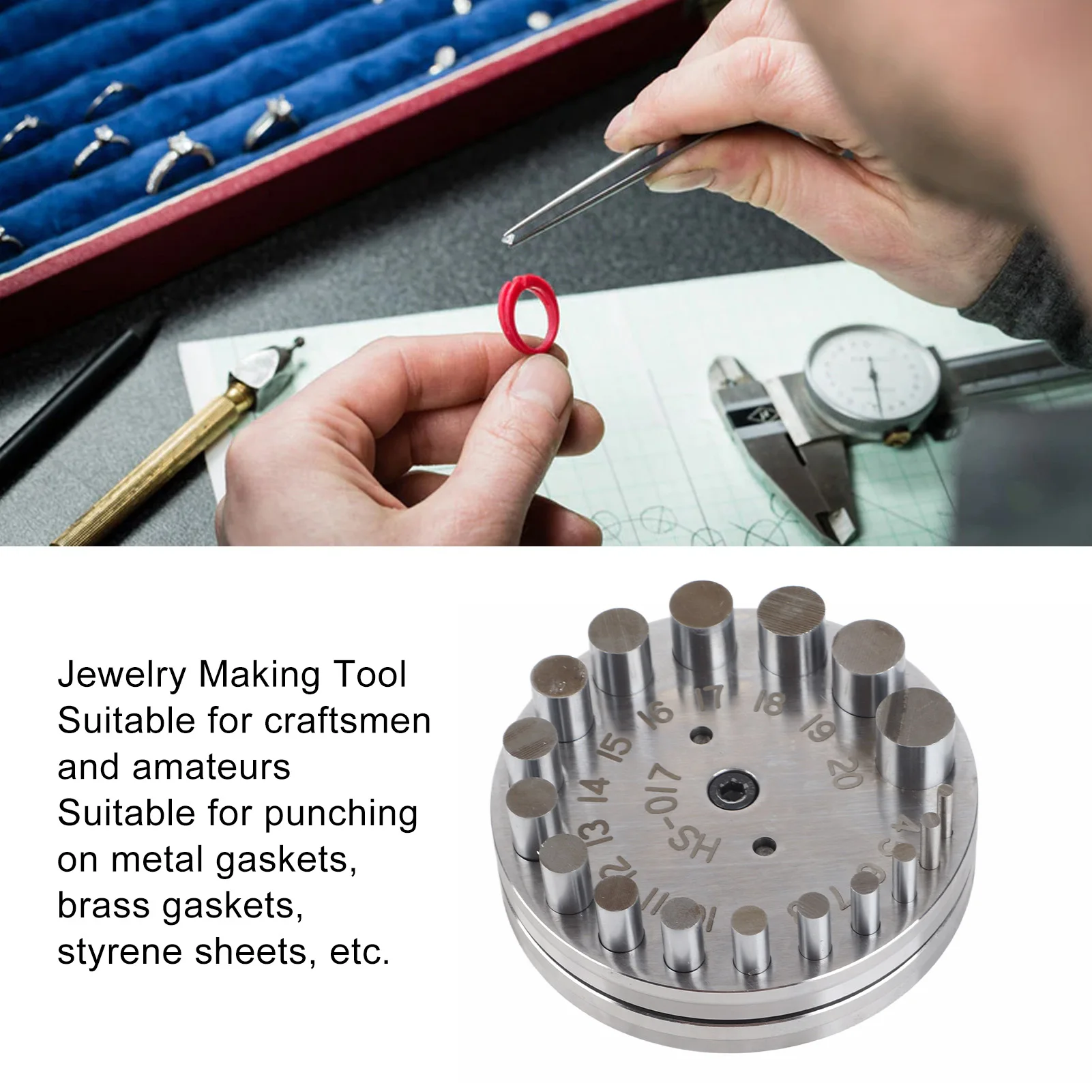 

Набор круглых дисковых резаков, профессиональные стальные ювелирные изделия, формовочный инструмент для изготовления металла, кулон, перфоратор, штамповочный диск, круглый дисковый резак