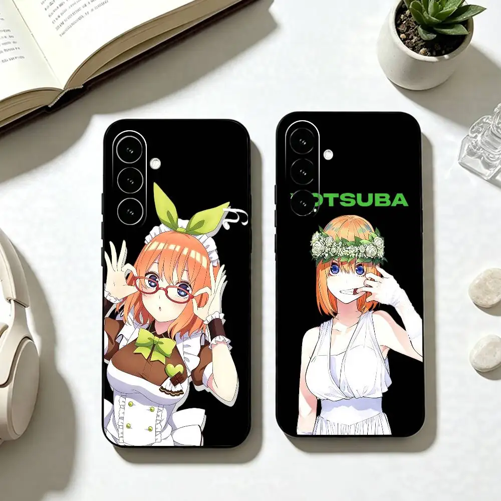 Coque de téléphone N-Nakano Yotsuba pour Samsung Galaxy A73,A72,A71,A70,A53,A52,A51, autres, couverture noire souple