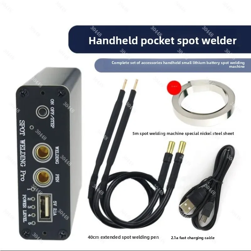 

Portable Spot Welder Handheld Mini DIY Tool for 18650 Lithium Battery Nickel Sheets Home Kit