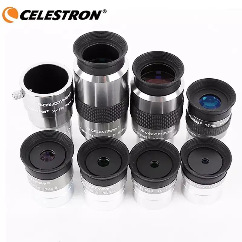 Celestron Omni 4mm 6mm 9mm 12mm 15mm 32mm 40mm and 2x Eyepiece and Barlow Lens Fully Multi-Coated Metal Astronomy Telescope view 5