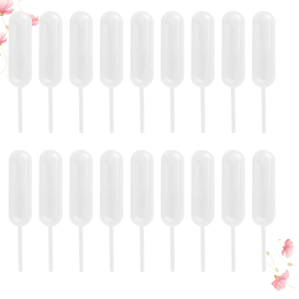 

250 pcs Disposable Plastic Pipette 4ml Translucent for Cake Ice Cream Dessert Baking Supplies Straw Injection Dropper