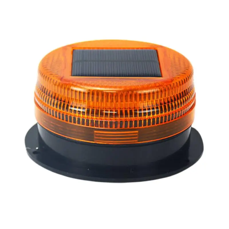 Solar Warning Light For Car Construction Warning Lamp Solar Industrial LED Warning Lights Waterproof Safety Warning Flashing