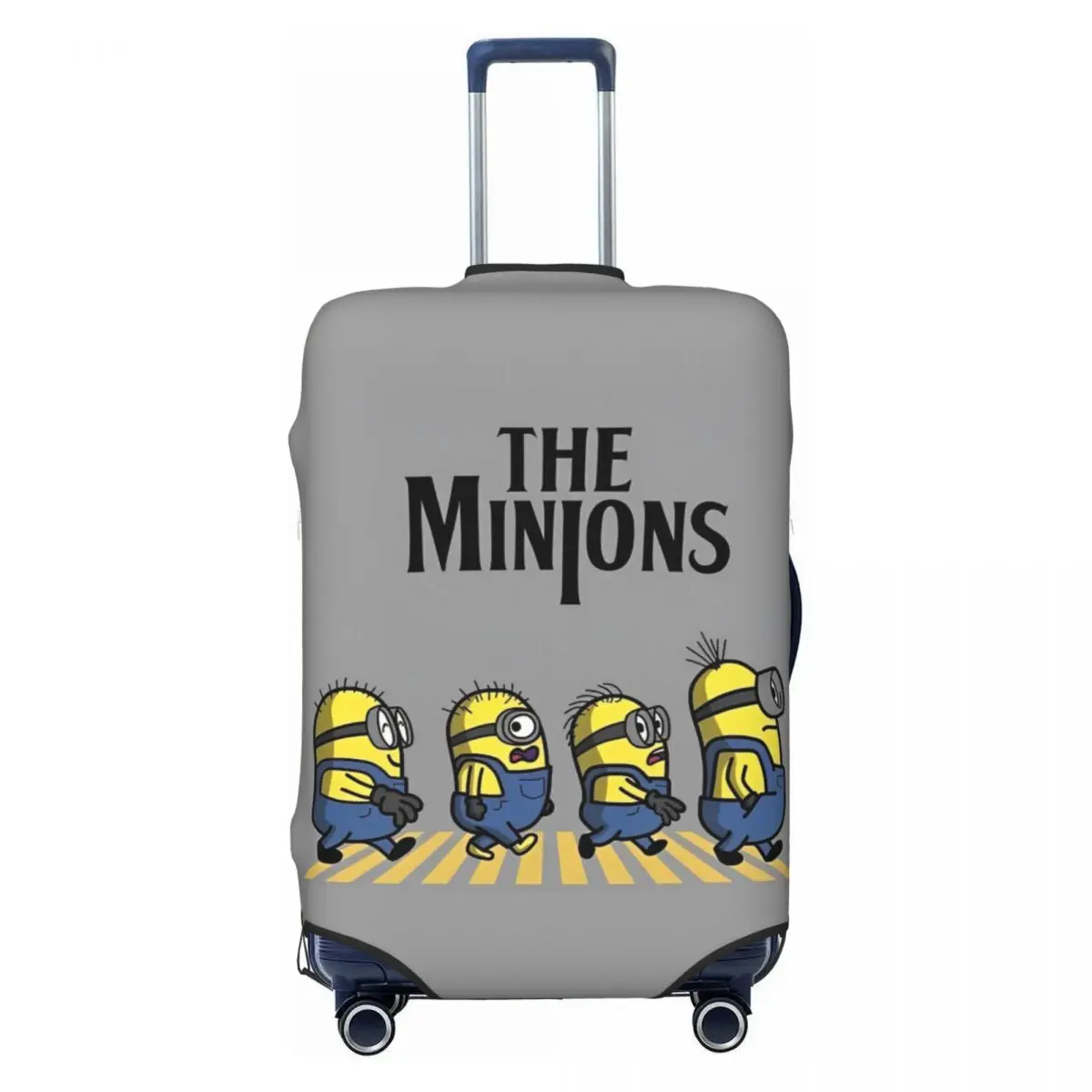 Minions The Rise Of Gru Walk Suitcase Cover Fun Cartoon Business Protection Luggage Accesories Vacation