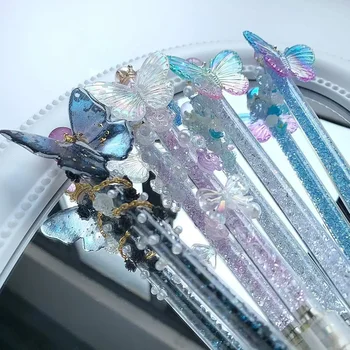 INS Schöne Bunte Diamant Schmetterling Serie Stift Messer Sicherheit Kinder Sammelalbum Aufkleber Papier Cutter Mädchen Express Brieföffner