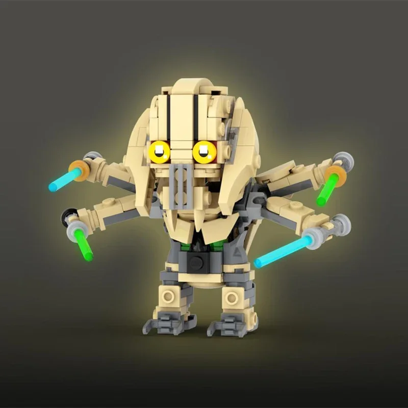 

209 шт. MOC научно-фантастический фильм (ЗВЕЗДЫЙ БАТЛ) генералы Grievous MatthewWood строительные блоки модель фестиваль детский подарок