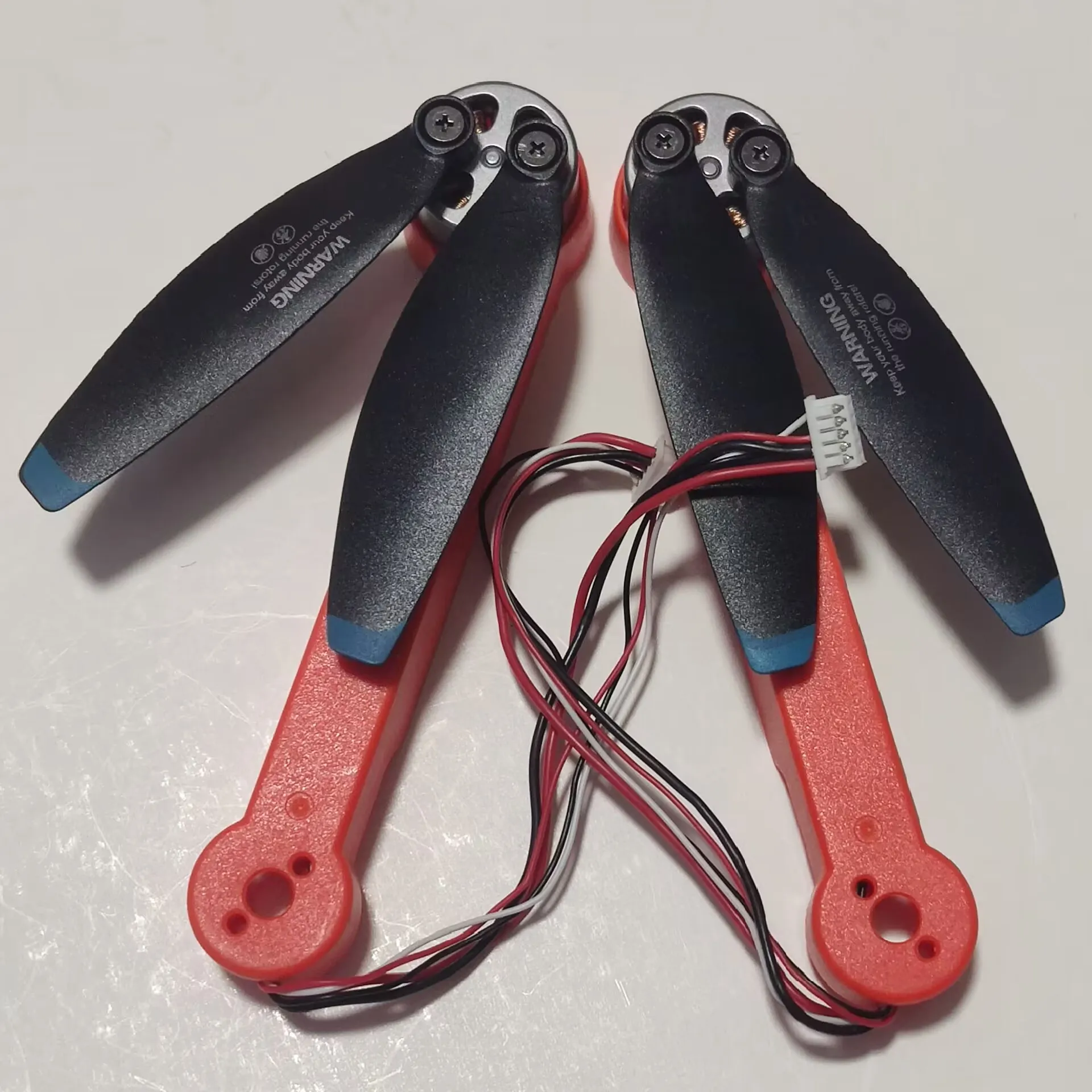 2PCS 4DRC F12 GPS Drone Original Accessories Spare Parts Rear Brushless Motor Arm With AB Blade CW CCW Propellers