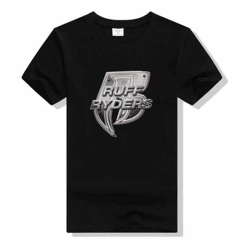 Ruff Ryders Logo T Shirt Vintage Hip Hop New York Rap band t shirt Summer fashion printing tees Short Sleeves cotton T-shirts