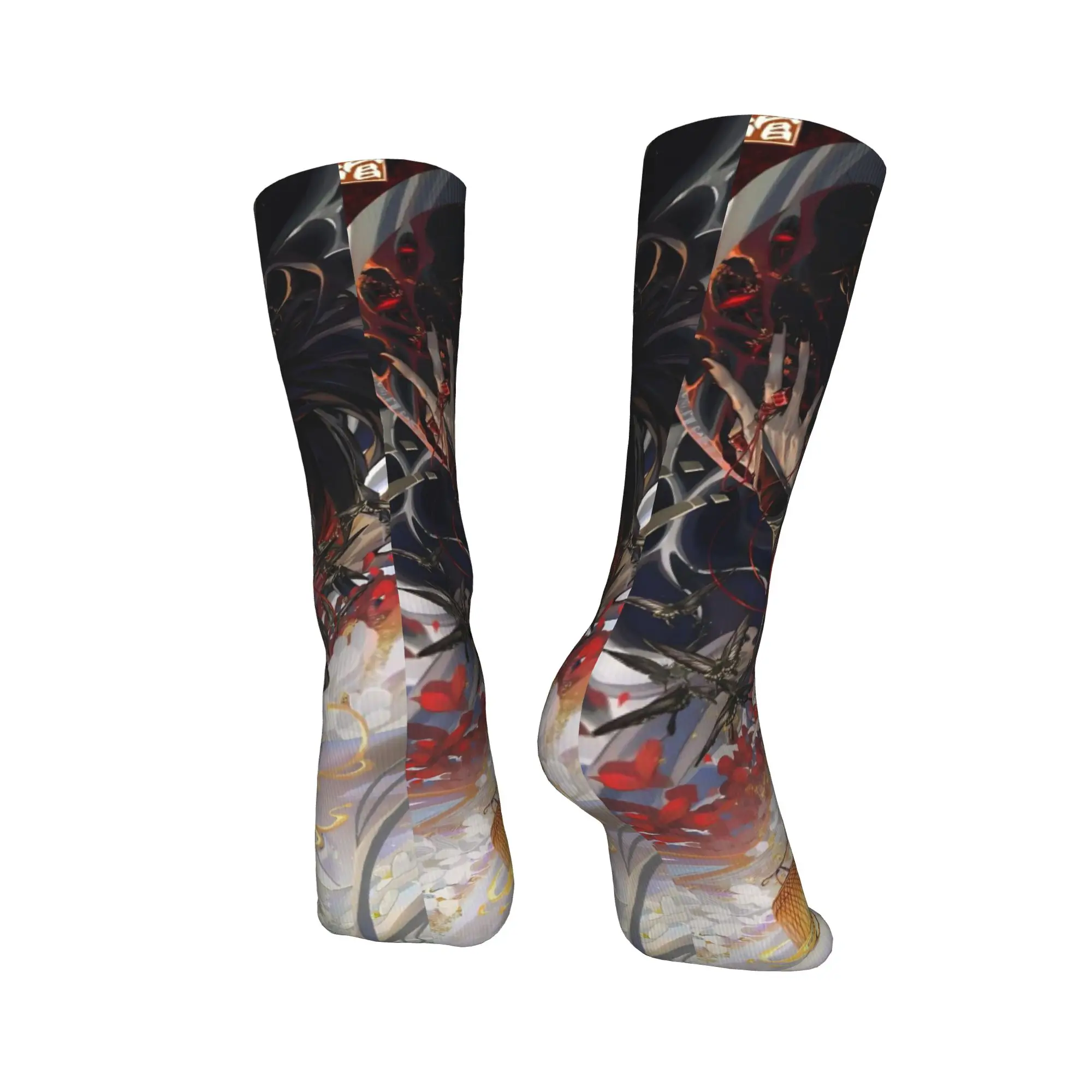 جوارب نعمة مسؤول السماء جوارب مضحكة مخصصة جوارب شتوية مضادة للبكتيريا للنساء والرجال جوارب مريحة لركوب الدراجات #4