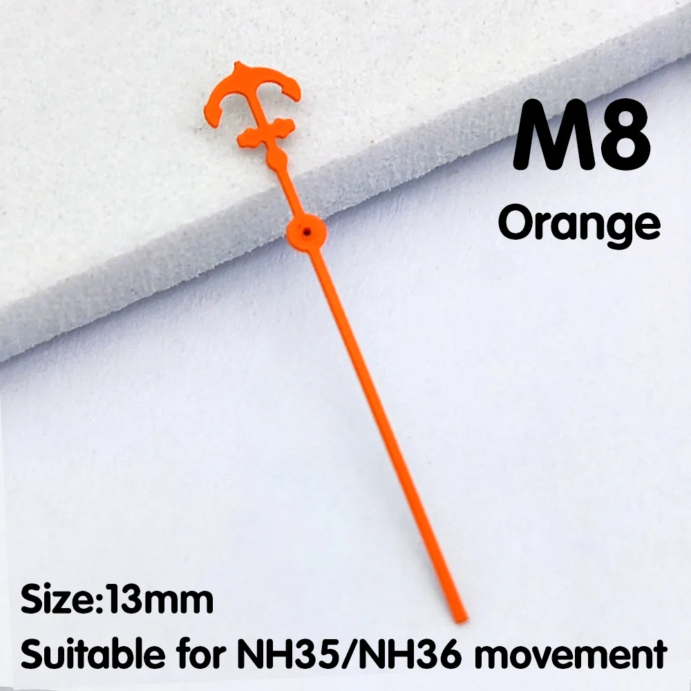 ساعة NH35 من جهة ثانية NH35 قطع غيار ساعة يد أجزاء بديلة 13 مم عقارب ساعة عالية الجودة من جهة ثانية