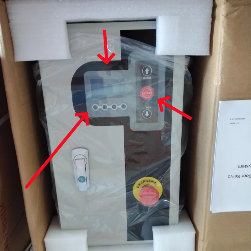LCD Display Module for Powever A4 1.5KW Motor Rolling Shutter Door Controller Parts