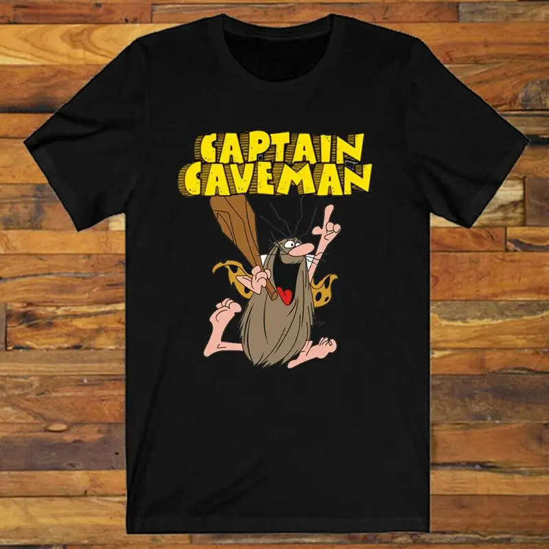 

Captain Caveman Main Logo Shirt 6 Sizes S 5Xl Fast Ship
