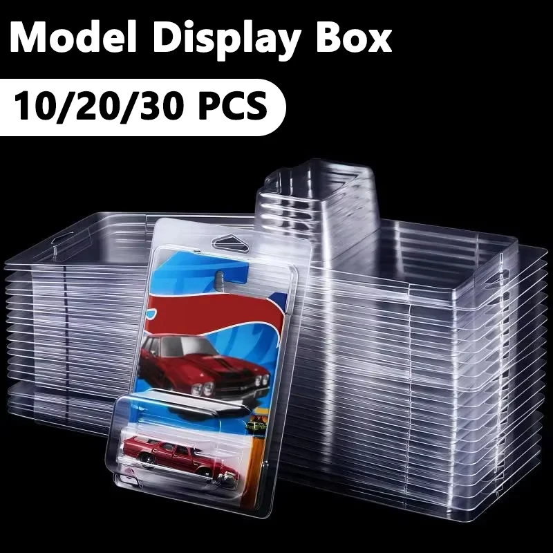 

Clear Plastic Car Toy Display Case Hot-wheels Protective Shell Boulevard Team Transport Model Card Storage Display Box Showcase