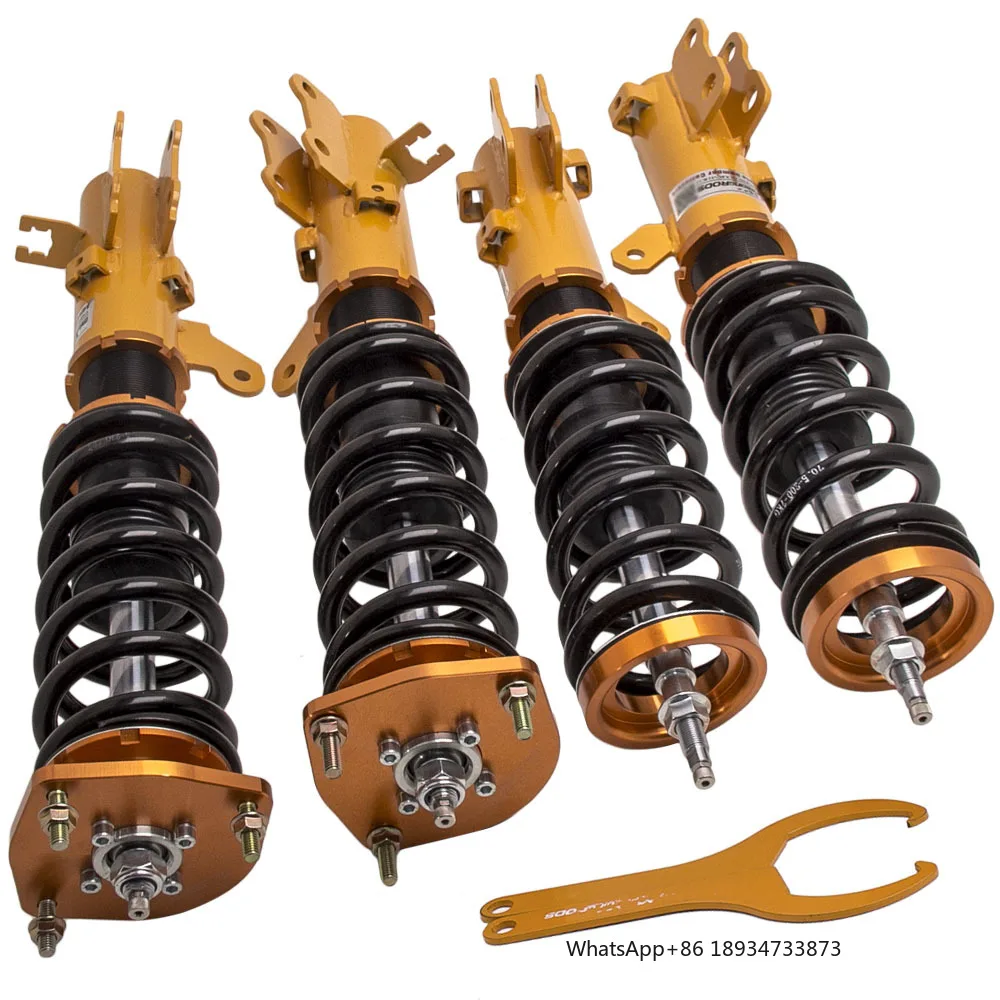 Coilovers Shock Absorber Kit for Hyundai Tiburon GS Coupe 2-Door 2005-2008 Adj. Damper