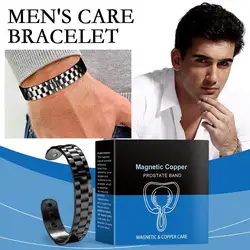 Magnetic Copper Prostate Strap Magnetic Copper Prostate Band Improves Blood Circulation Men'S Fashion Bracelet Relieves Prostate