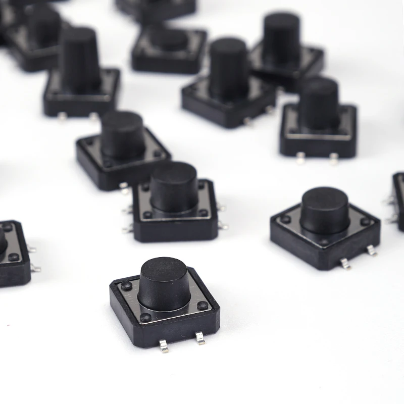20 Stück Momentary Tactile Push Button Switch SMD SMT Mini Micro 12*12mm Verschiedene Größen 4.3-12MM SMD SMT Mini Microswitch für Elektronik – Detail 6