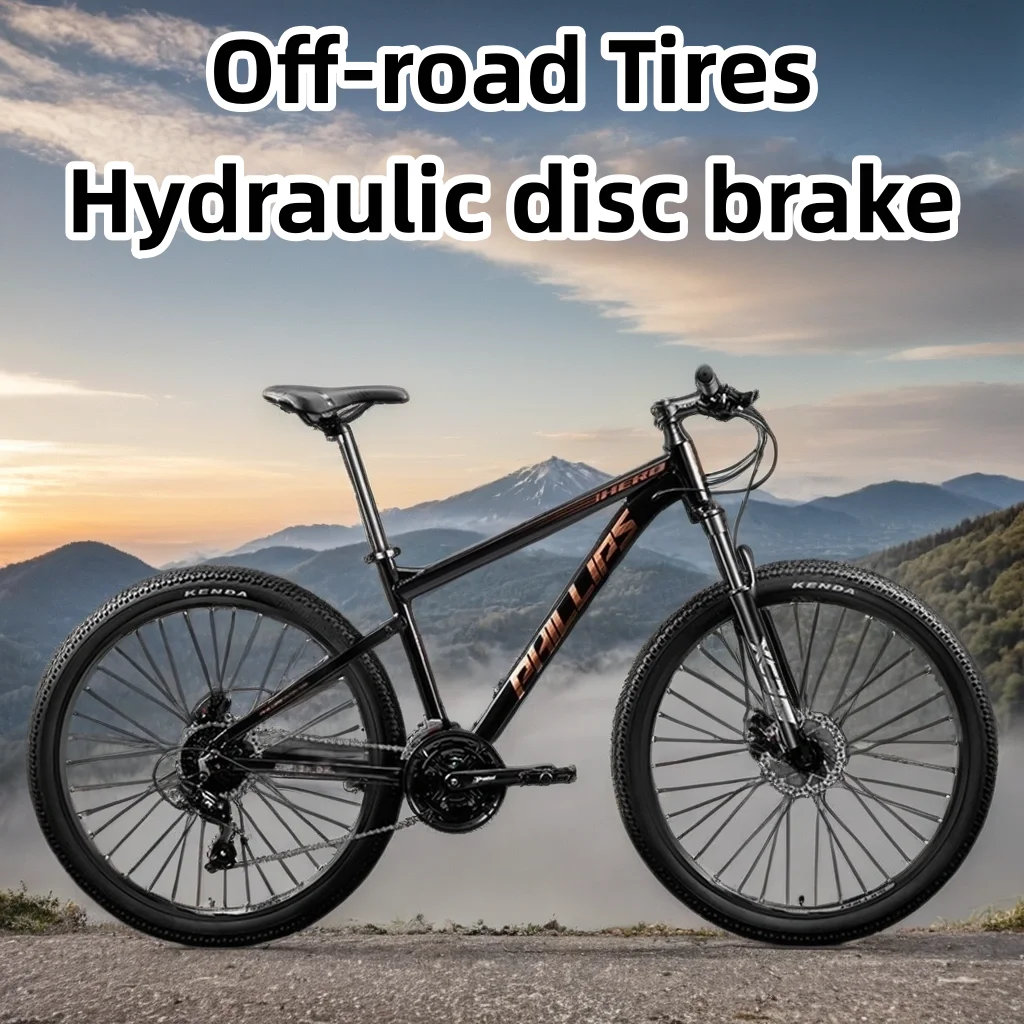 

Mountain Bike Hydraulic Disc Brake MTB Bicycle Lightweight Aluminum Alloy Competitive Bicicleta Transmission Lockable Front Fork