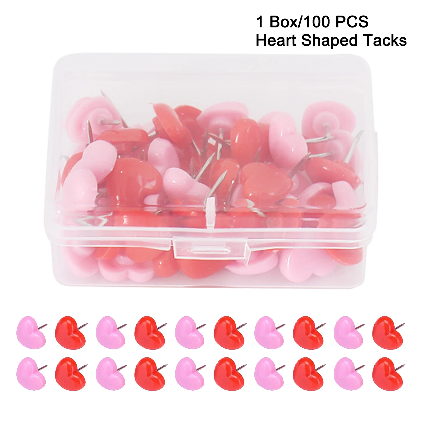 Прочный многоразовый домашний ящик для хранения в форме сердца, металлический ящик для доски объявлений, настенное украшение, школьные пробковые панели, простота в использовании