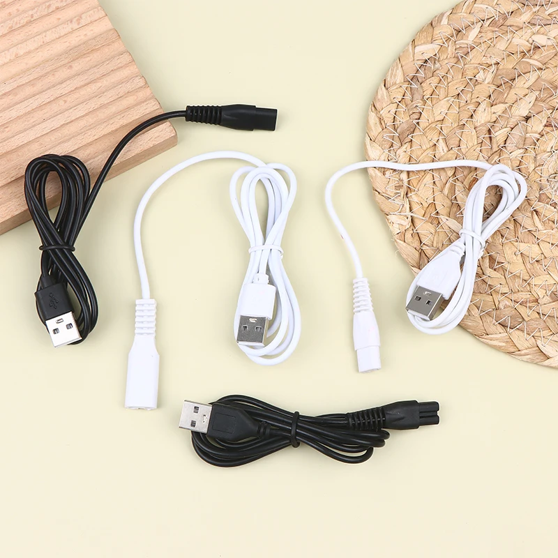~Hot Sale 0.8/1M USB Cable Charging Line Copper Hole Suit 5V Flashlight Shaver Hair Clipper Wire Single Hole 1.5 1.8 2.3