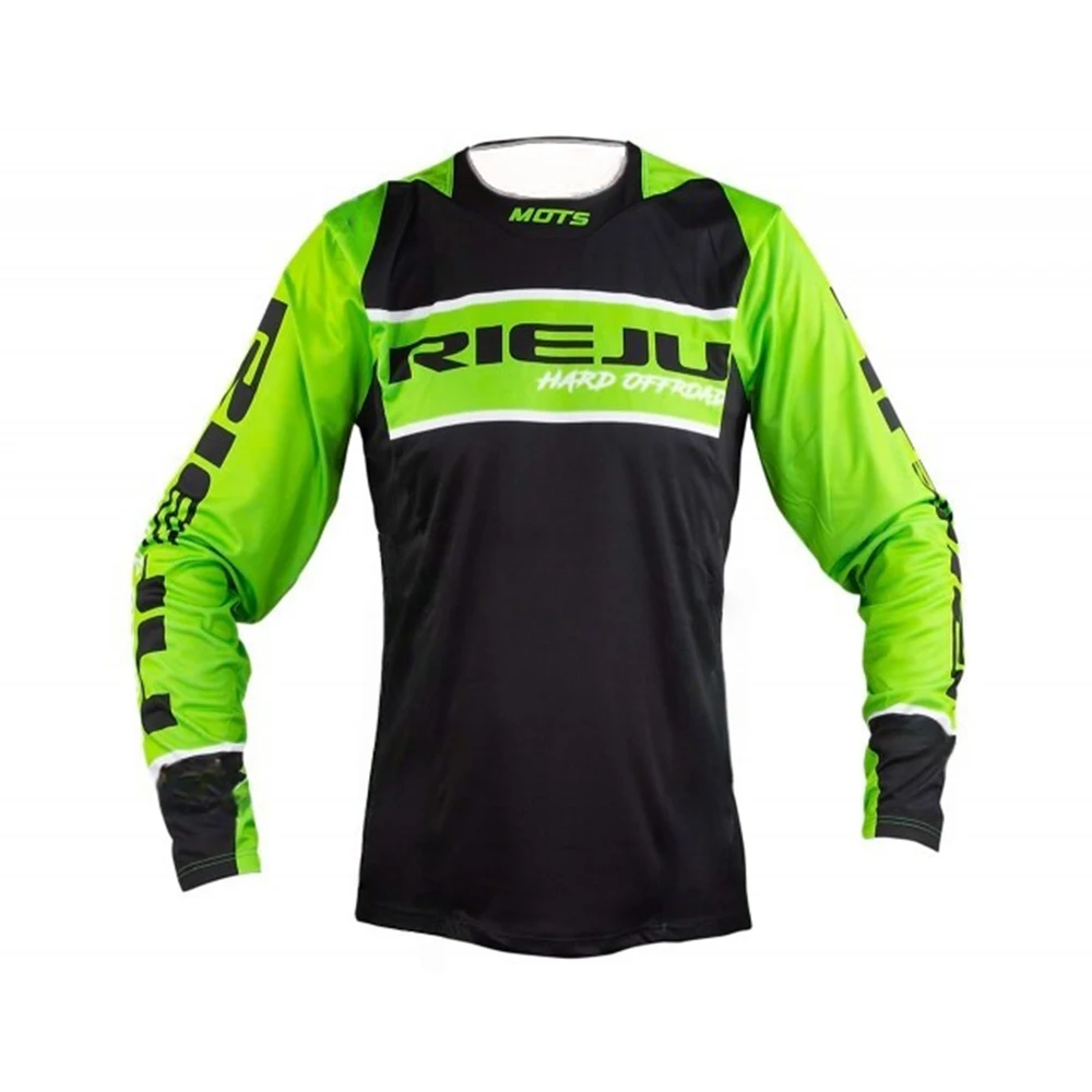 Verano motocicleta equipo de montaña camiseta para descensos Mtb bicicleta todoterreno Motocross camisa de manga larga camiseta montaña Rieju Jersey