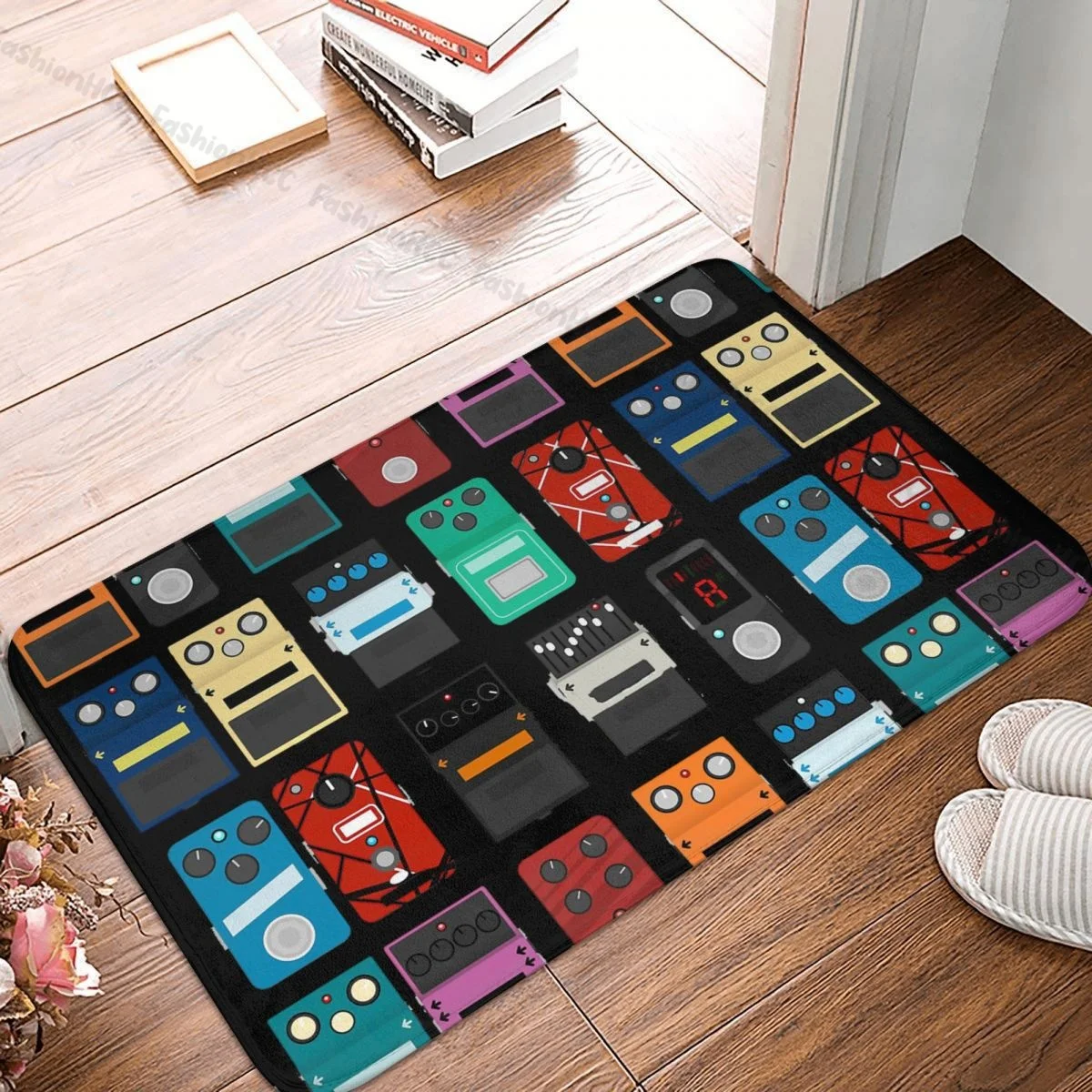 Classic Music rock musician Anti-Slip Doormat Kitchen Mat Pedal Board Hallway Carpet Welcome Rug Bedroom Decorative