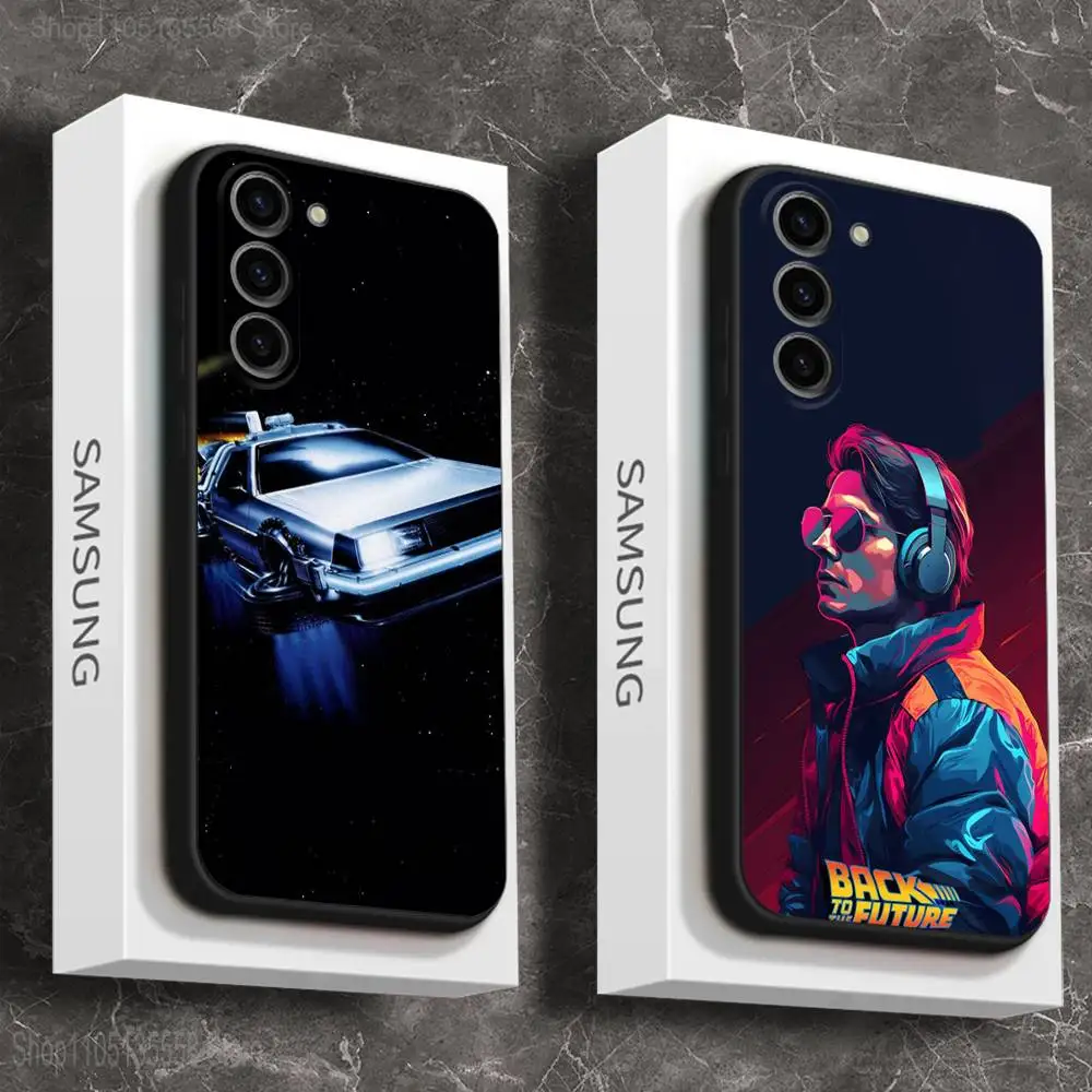 

Movie Back To The F-Future Phone Case For Samsung Galaxy A 91,80,73,72,71,53,52,51,22,5G Shockproof Soft Black Cover