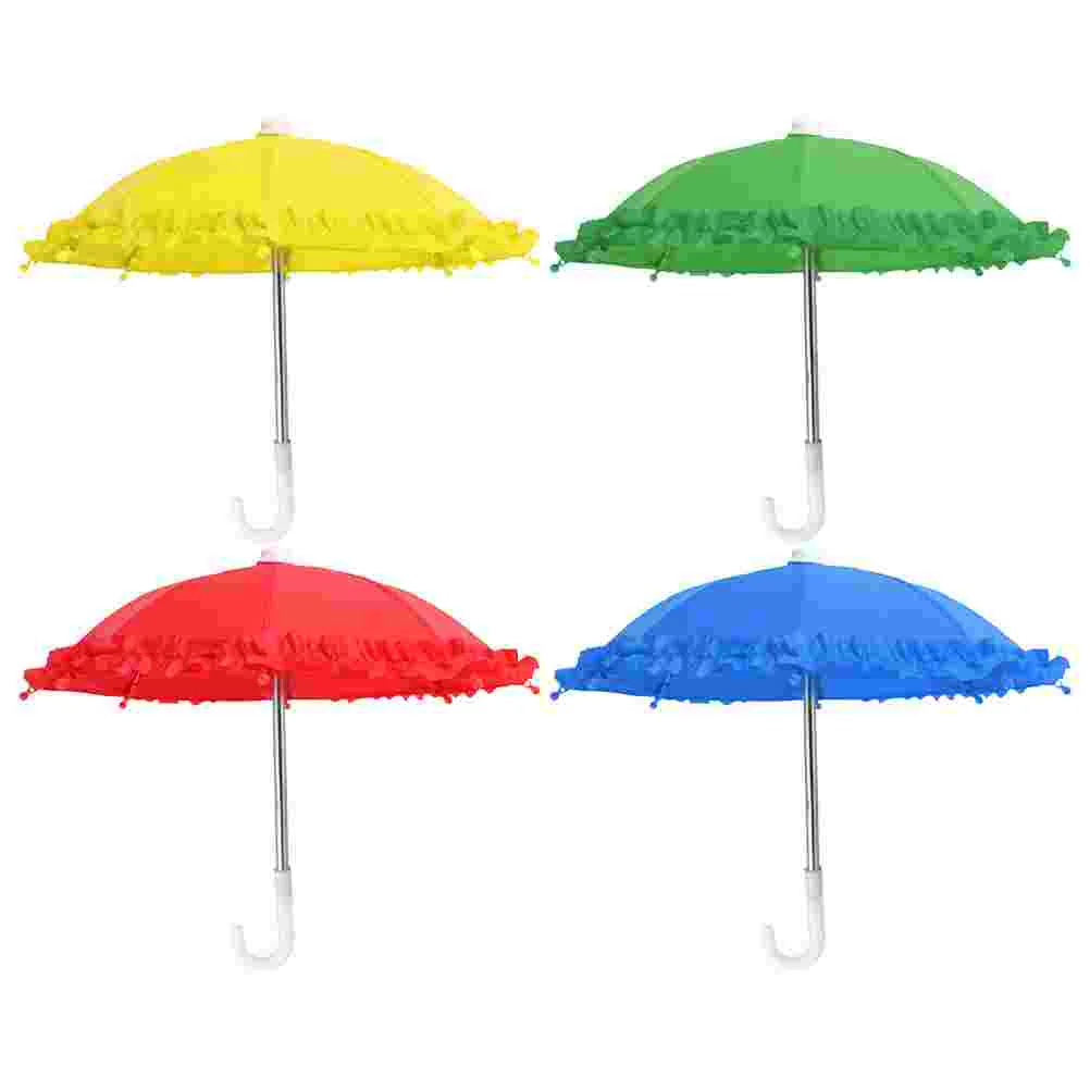 

4 Pcs Toy Lace Umbrella Props for Children Kids Mini Toys Adorable Umbrellas Models Playthings Baby