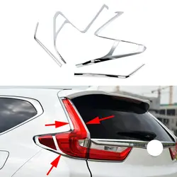 Chrome Rear Tail Light Lamp Trim Taillight Cover Frame For Honda CR-V 5th 2017 2018 2019 2020 2021 Accessories 4PCS