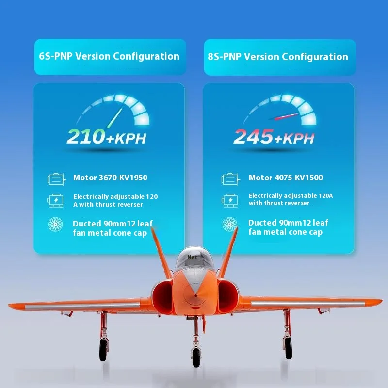 Nouveau Stock Fms amélioré 90mm Scorpion V2 grand modèle d'avion extérieur télécommande à voilure fixe assemblage électrique jouet personnalisé cadeau