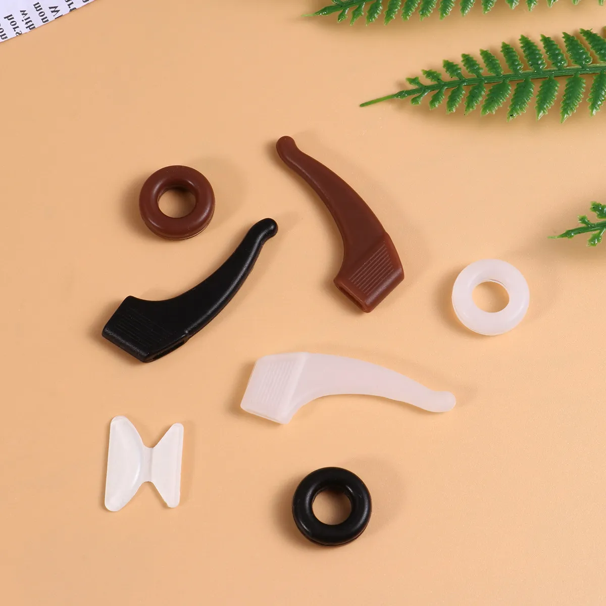 

18 пар противоскользящих накладок для очков: прочные, влагостойкие силиконовые наконечники для дужек, простой дизайн, комфортное ношение на весь день для студентов