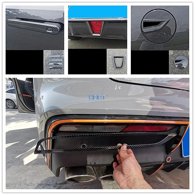 Car Styling Rear View Mirror Rain Eyebrow Front Wind Knife Door Edge Fuel Tank Cap Blind Louver For Changan UNI-V UNIV 2022 +