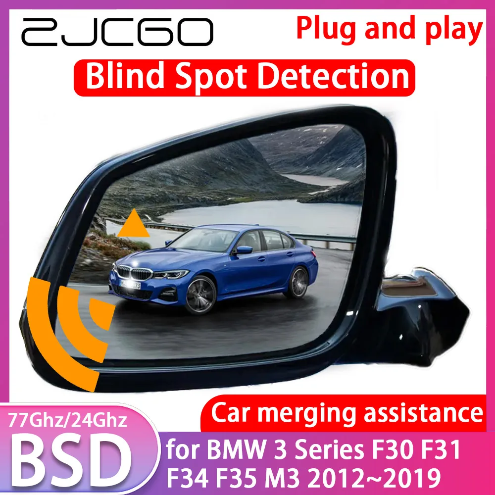 ZJCGO for BMW 3 Series F30 F31 F34 F35 M3 Blind Spot Detection Car BSD BSA BSM System Driving Warning Radar Alert Mirror