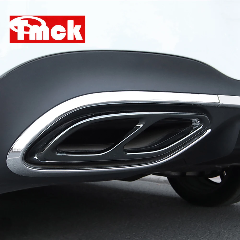 

ABS Car Accessories Muffler Exhaust Pipe Tail Cover Trim For Mercedes Benz CLA Class C118 W118 CLA180 200 220 250 260 2020-2022+