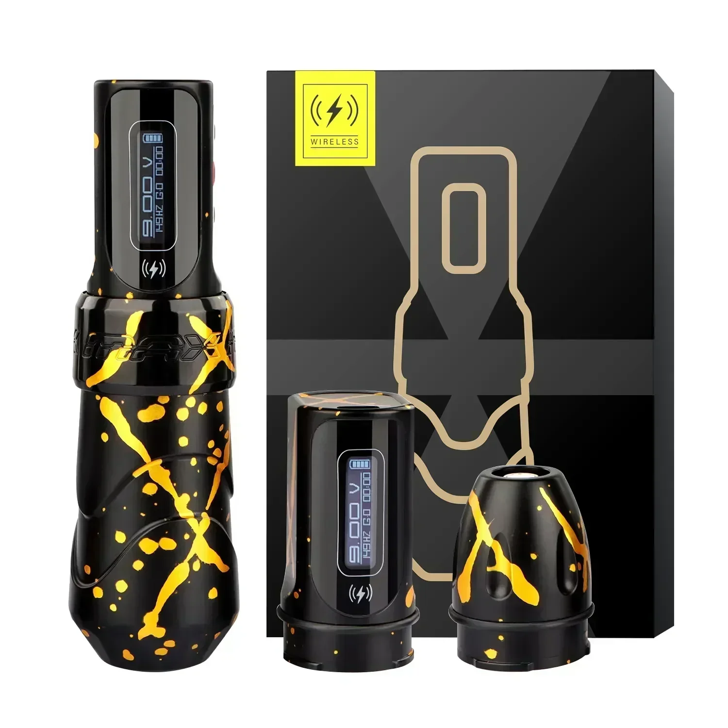 

Tattoo Machine Cartridge Pen Coreless Motor Lithium Battery Pen Machine with 1/2 Batteries for Tattoo Artists Body