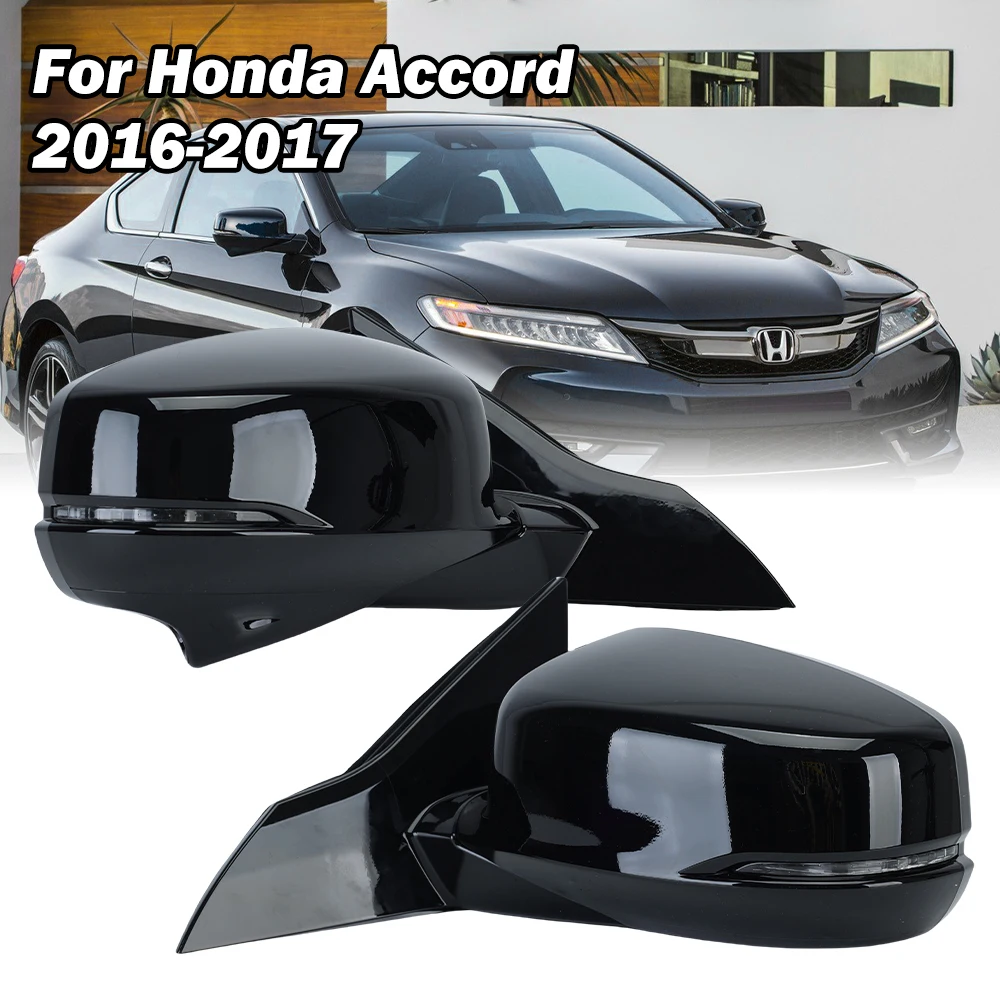 Side Rearview Mirror Assembly For Honda Accord 2007/2016 2017 Black Sedan With Camera Side Rearview Mirror Car Accessories